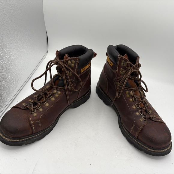 Caterpillar Alaska Techni Flex Leather Work Boots 12 Mens - Picture 7 of 15